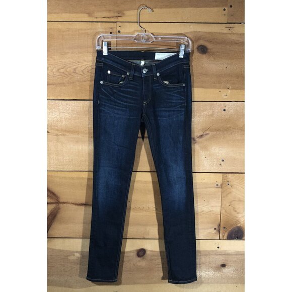 Rag & Bone Woodford Style W1502K520 Ankle Skinny Jeans Womens Size 25 Stretch - Picture 1 of 12
